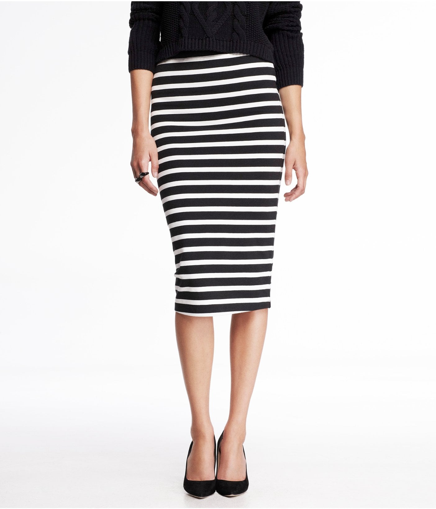 Express Striped Skirt | 50 Date-Night 