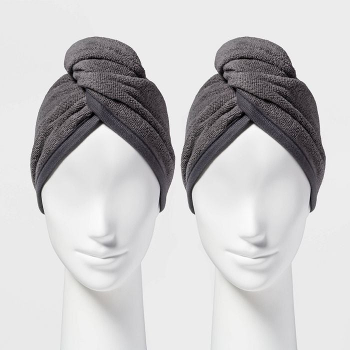 Moody Gray: Room Essentials Bath Hair Wrap Set