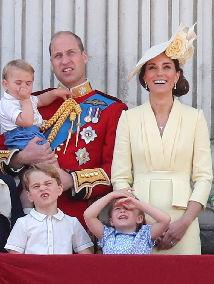 Prince Louis Sucking His Thumb At Trooping the Colour 2019