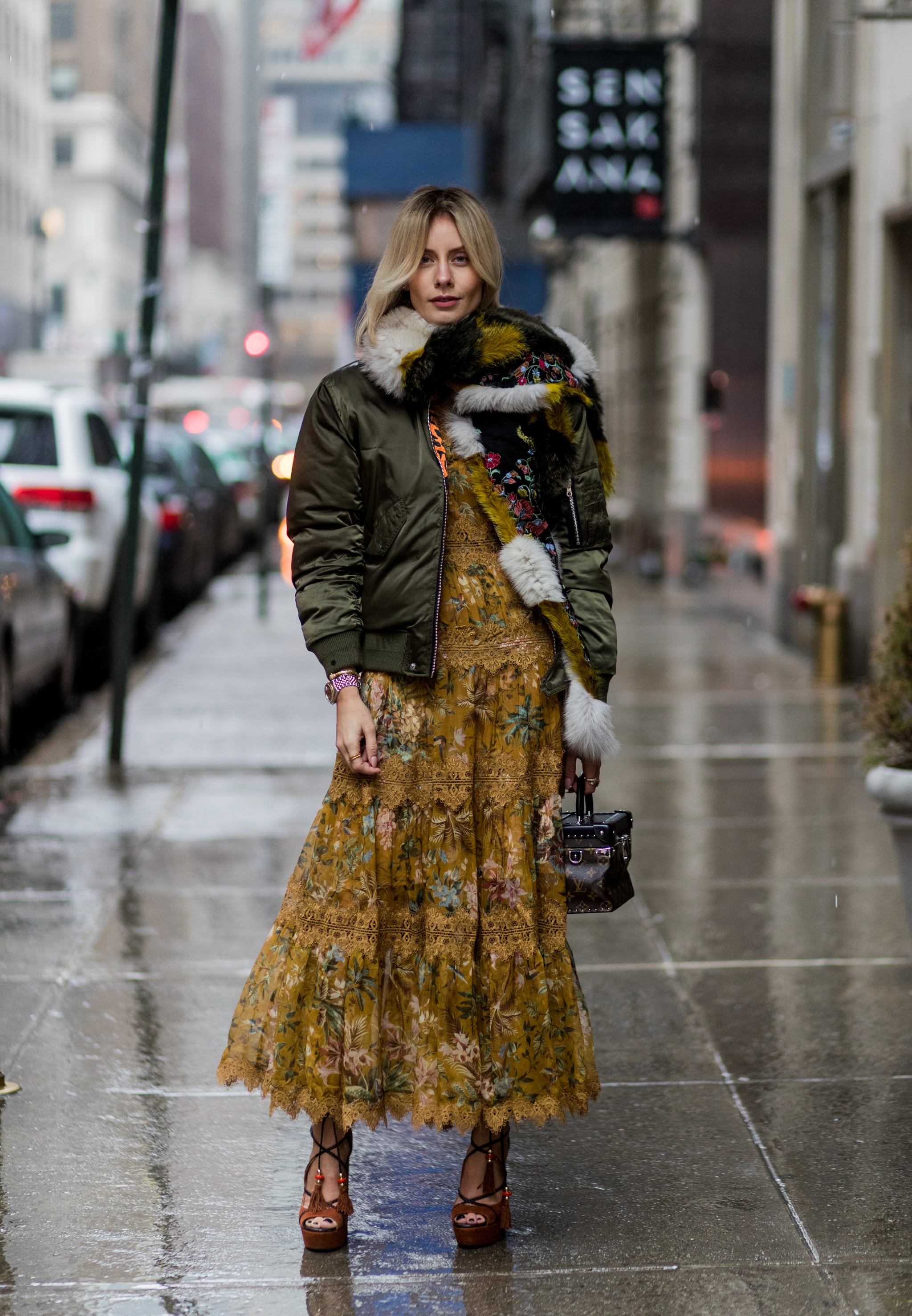 How To Style A Maxi Dress For Winter?