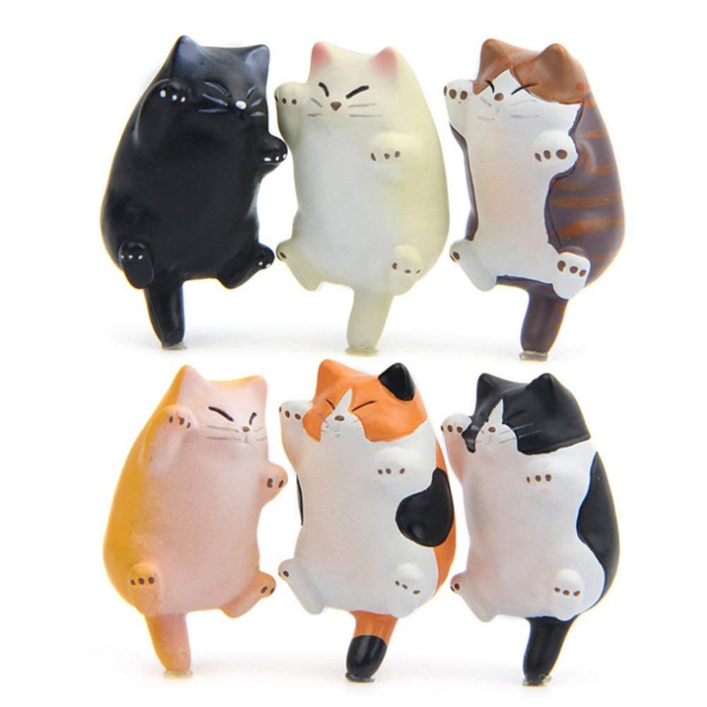 Chicchic 6 Pack Cat Refrigerator Magnets