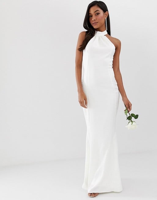 Lipsy Bridal High-Neck Maxi Dress