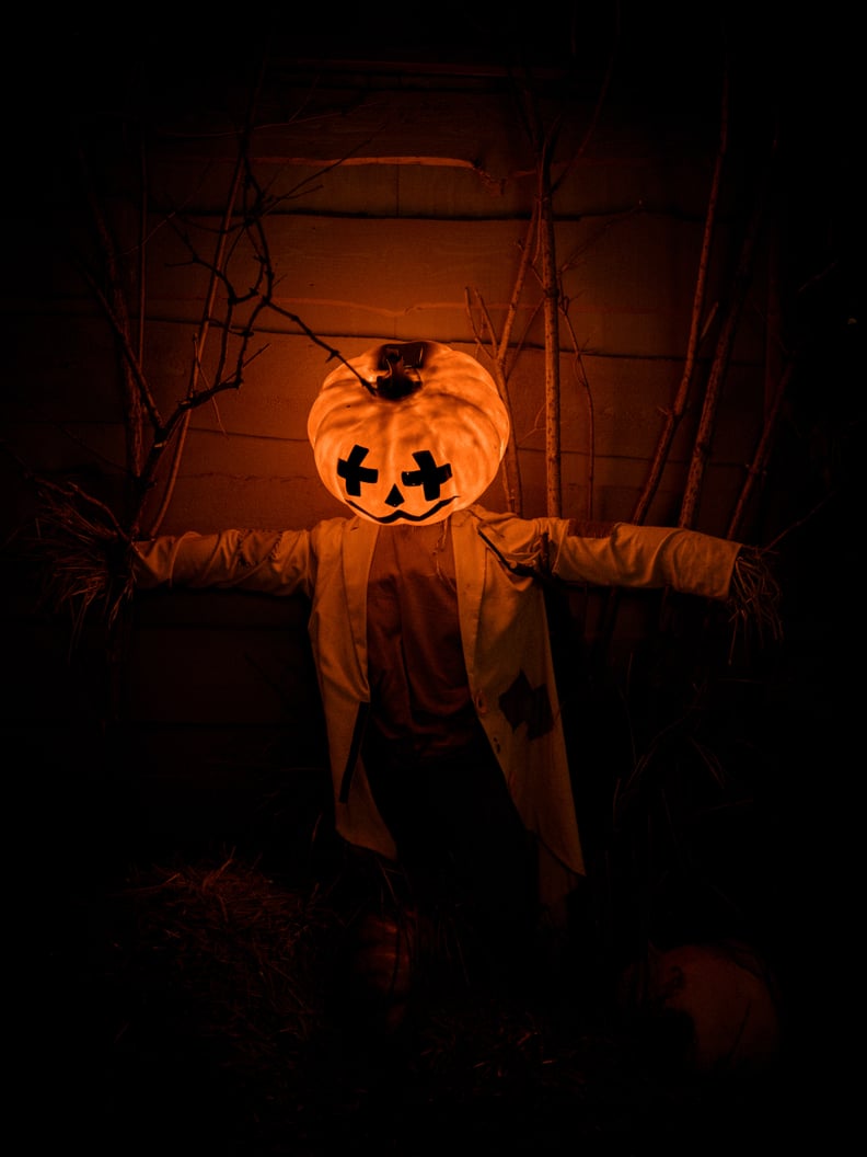 Jack-o'-Lantern Scarecrow iPhone Wallpaper