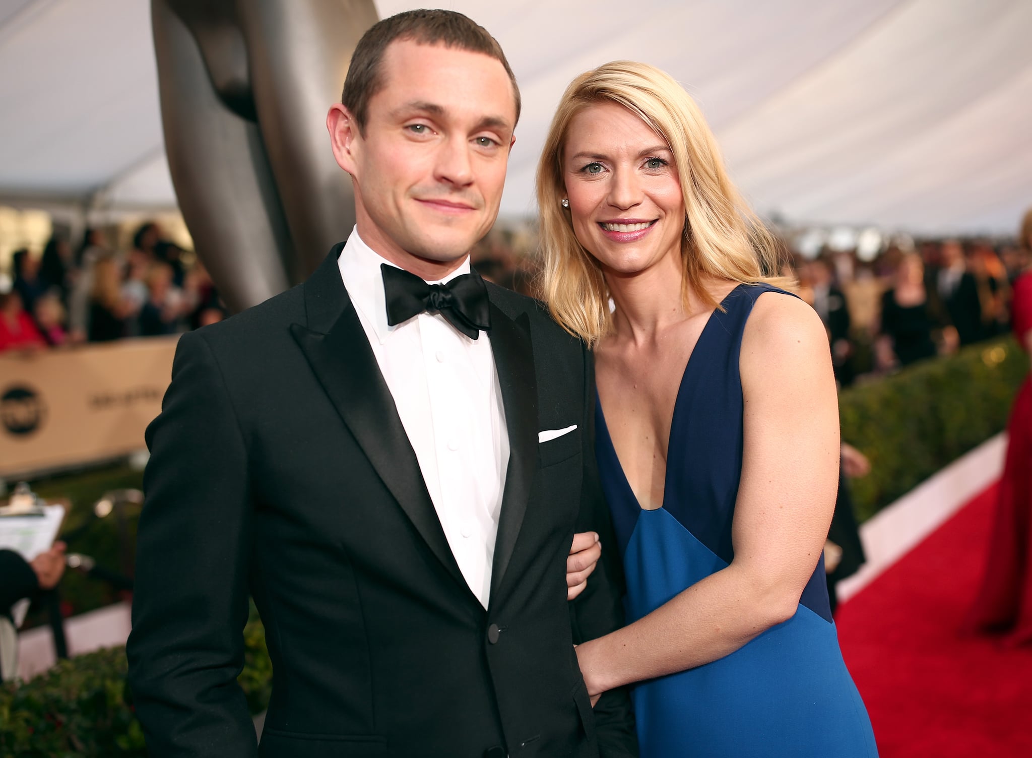 LOS ANGELES, CA - JANUARY 30:  Actress Claire Danes (R) and Hugh Dancy attend The 22nd Annual Screen Actors Guild Awards at The Shrine Auditorium on January 30, 2016 in Los Angeles, California. 25650_018  (Photo by Christopher Polk/Getty Images for Turner)