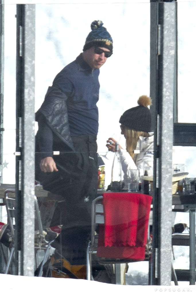 Prince William on Ski Trip in Switzerland March 2017