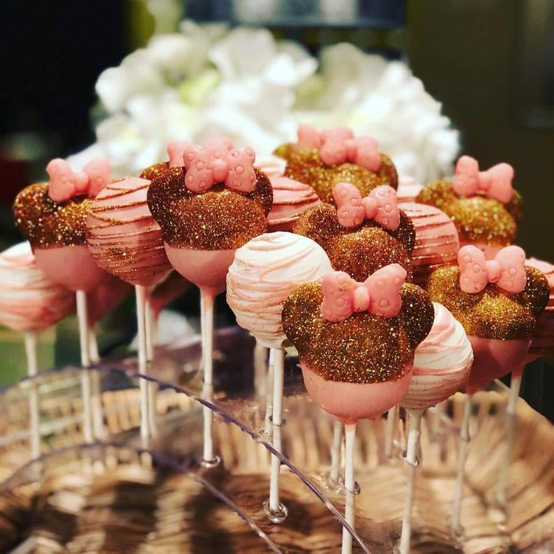 Minnie Mouse Cake Pops Baby Shower Cake Pops Popsugar Family