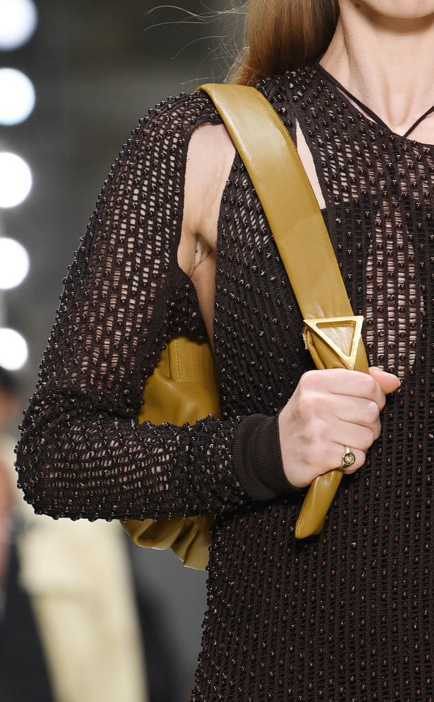 A Bottega Veneta Bag on the Runway During Milan Fashion Week