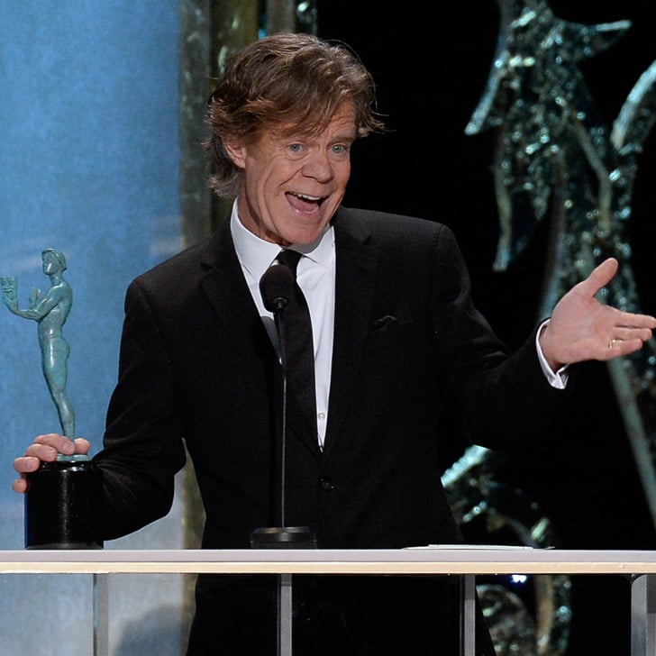 William H Macy S Sag Awards Speech Popsugar Entertainment Macy has been criticized for sharing his perspective as a male actor in the time of the #metoo and time's up movements after winning his macy, who won a sag award for outstanding performance by a male actor in a comedy series for his work in shameless, told reporters backstage. william h macy s sag awards speech