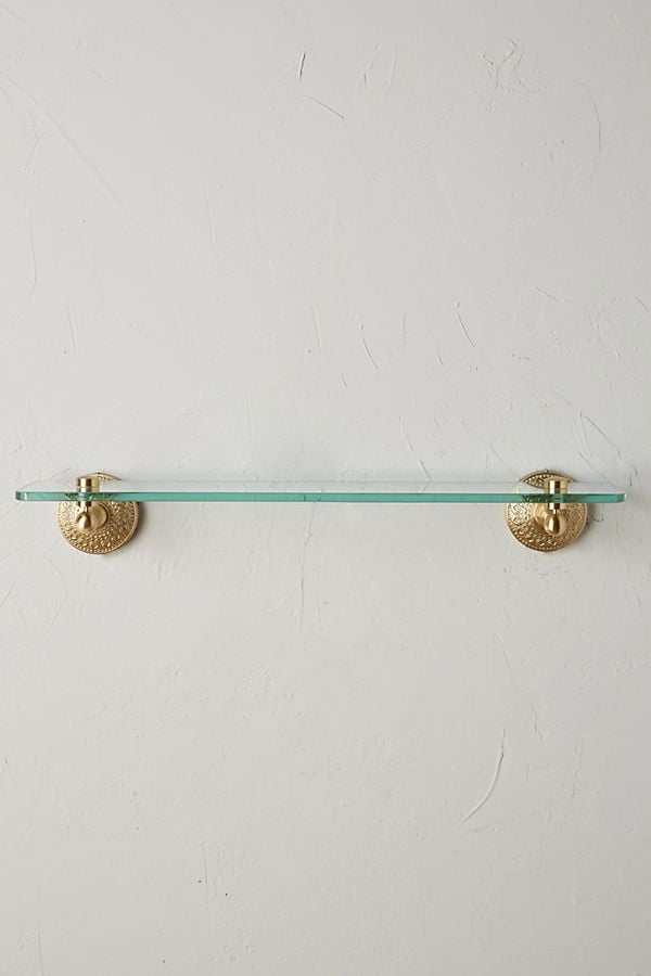 Brass Medallion Shelf