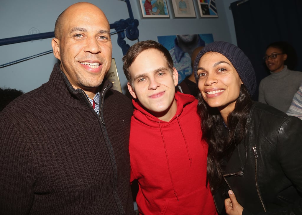 Rosario Dawson and Cory Booker