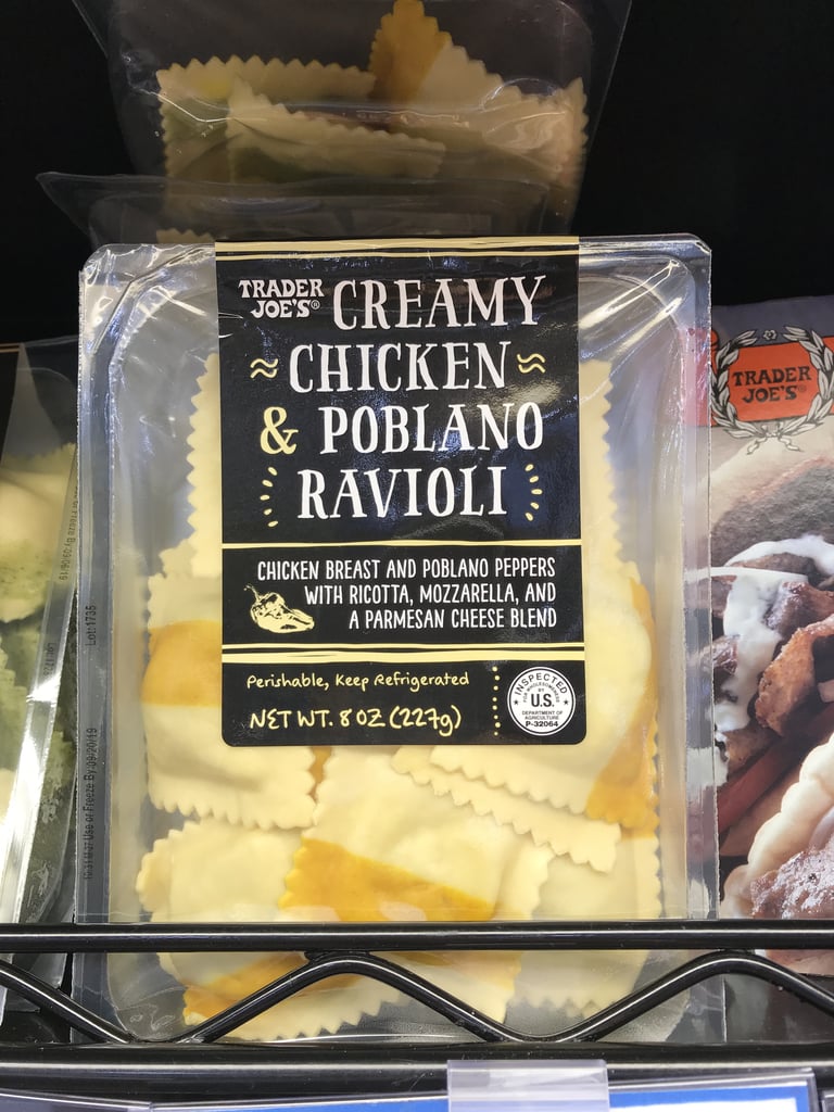 Trader Joe's Creamy Chicken and Poblano Ravioli ($4)