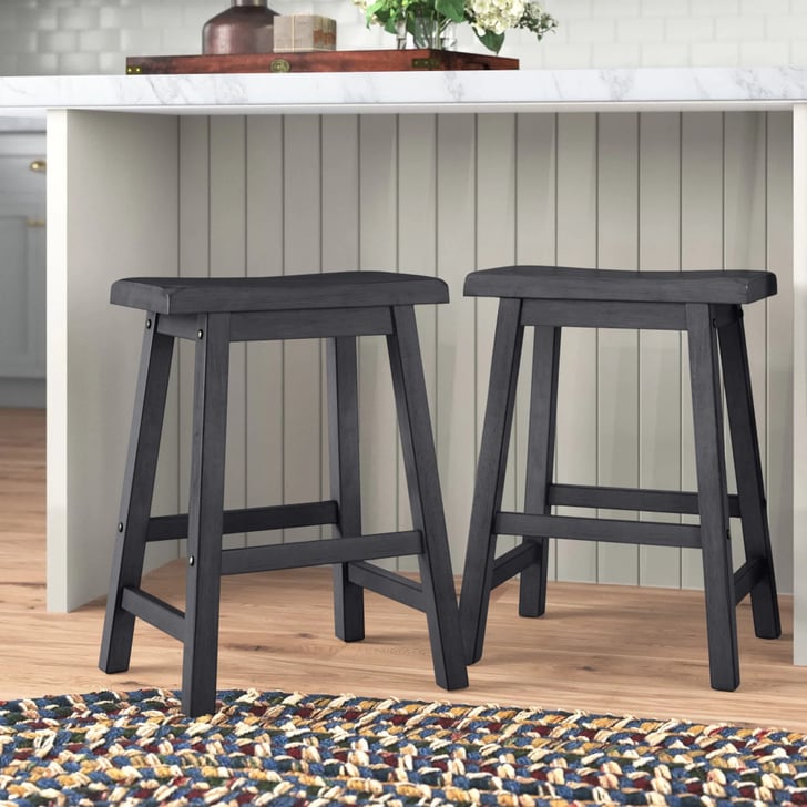 Best Wooden Stool Sharman Solid Wood Bar & Counter Stool 10 Best