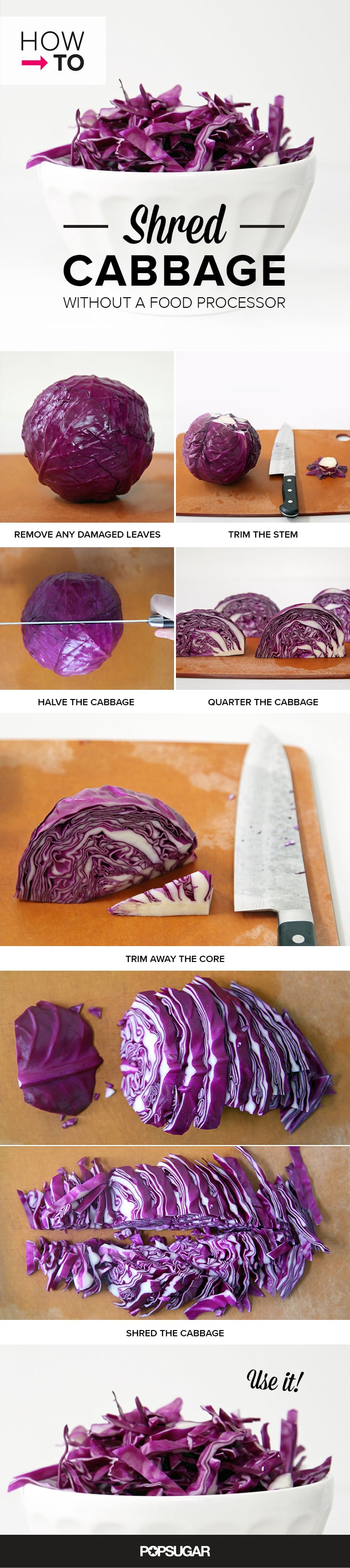 How to Shred Cabbage