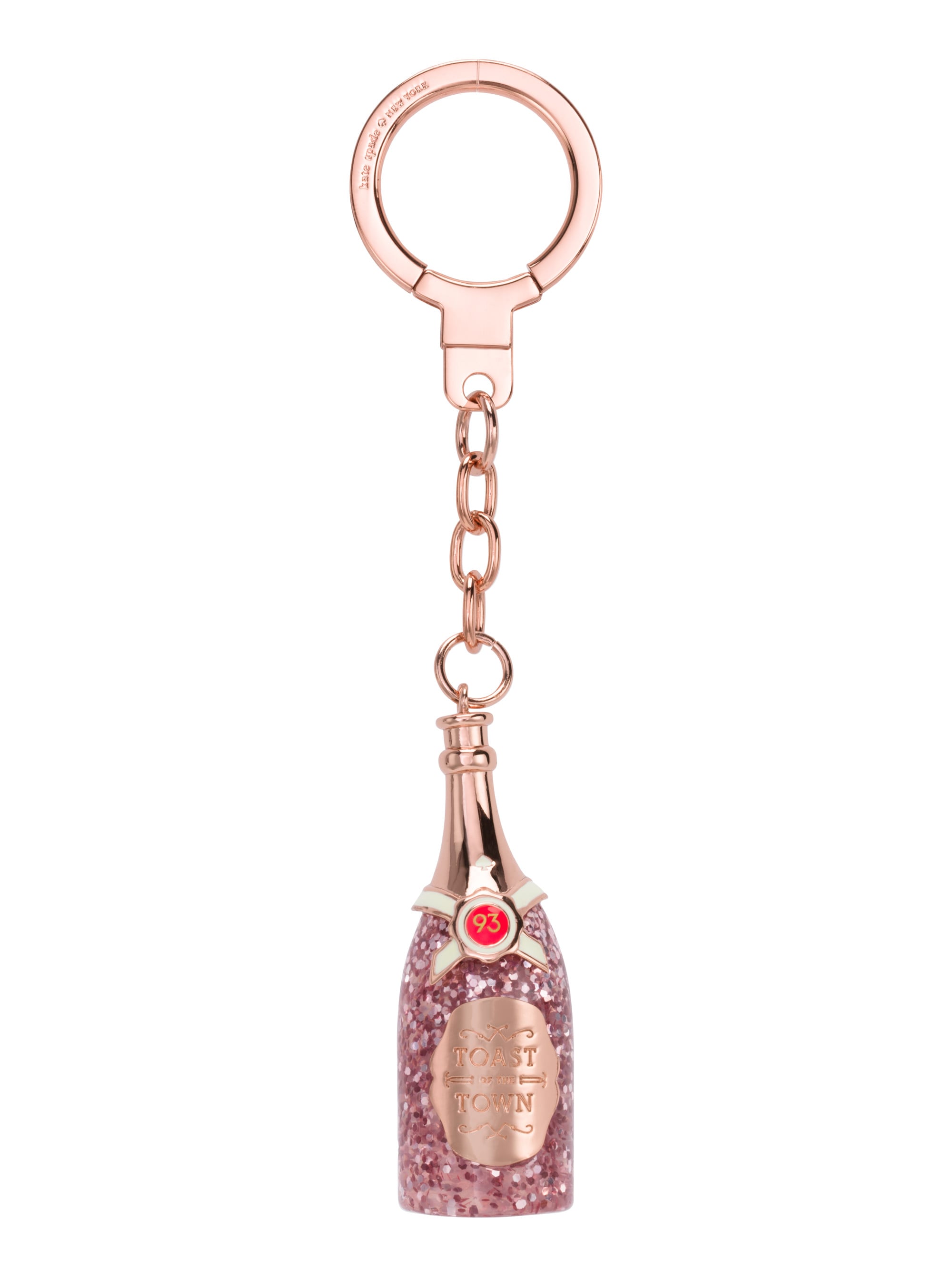 Kate Spade Champagne Bottle Keychain | Let's Pop Bottles! Kate Spade's New  Champagne Line Will Be on Your Holiday Wish List | POPSUGAR Fashion Photo 5