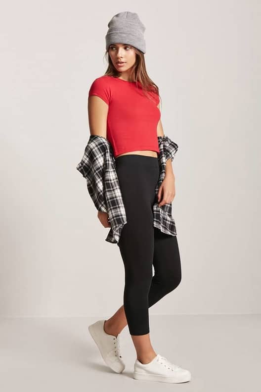 Ashley Graham Wearing Leggings POPSUGAR Fashion