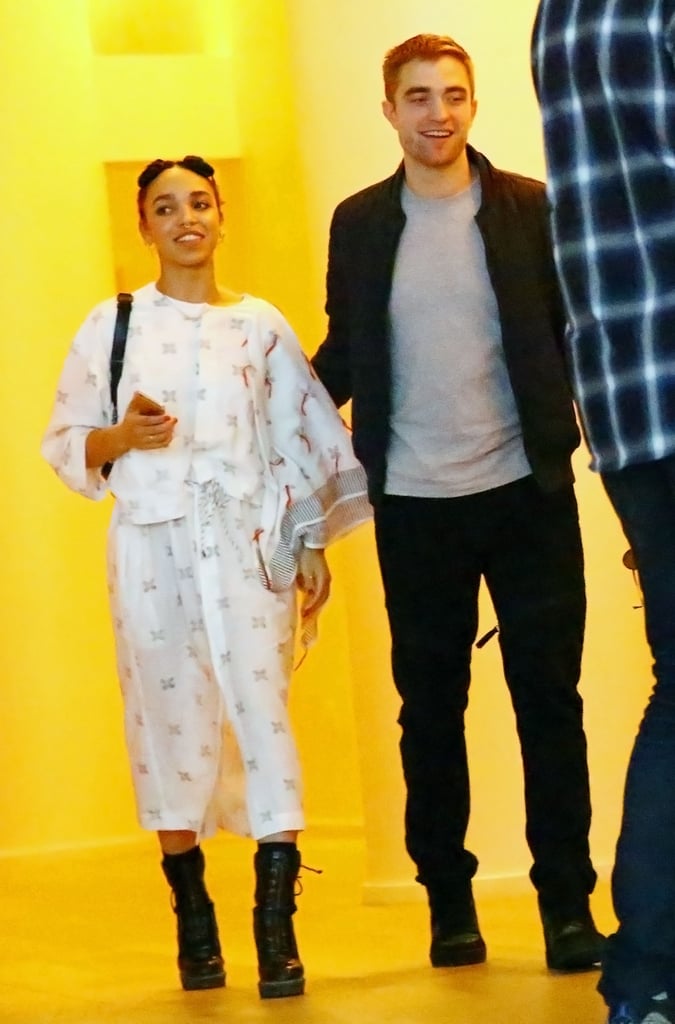 Robert Pattinson and FKA Twigs attended an event in Miami on Thursday night.