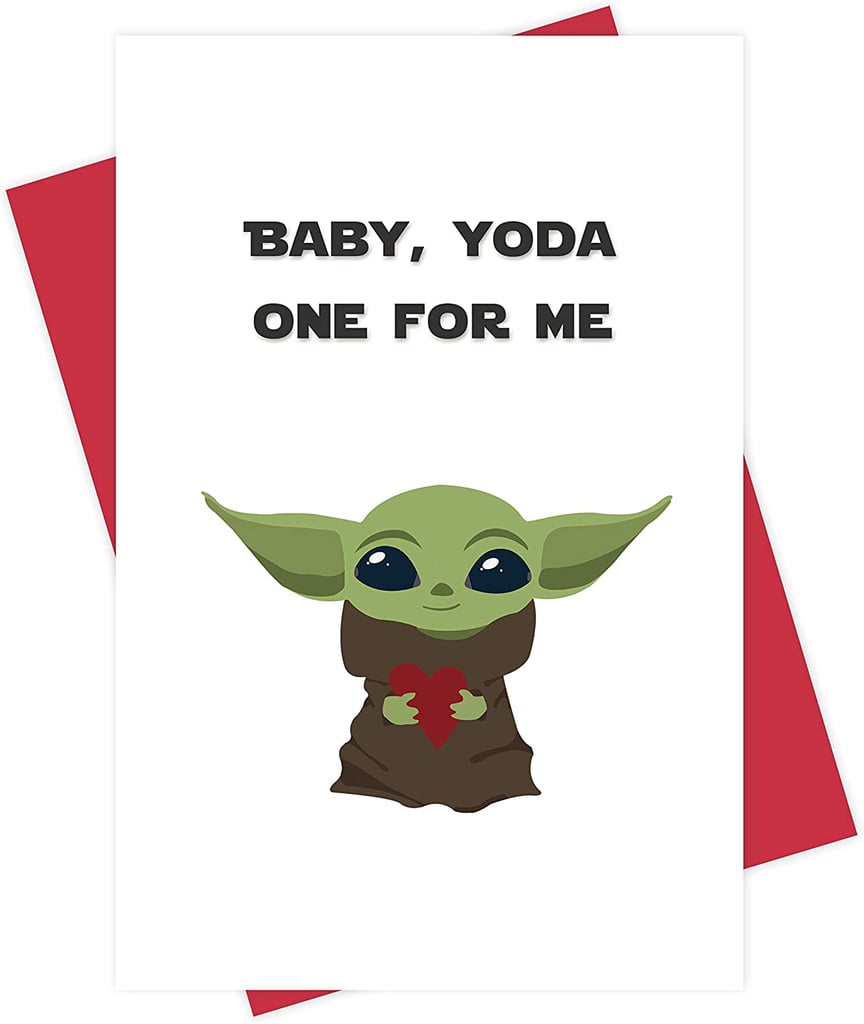 Baby Yoda Valentine's Day Card