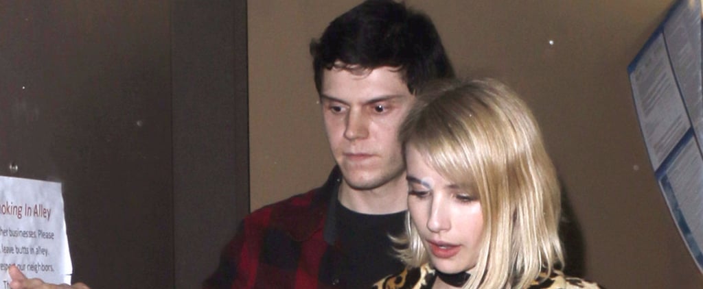 Emma Roberts and Evan Peters in LA Together January 2016