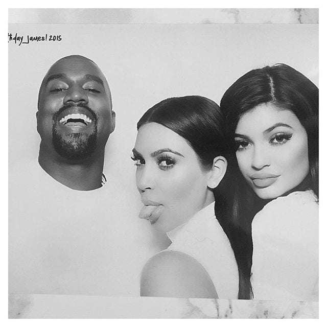 Kardashians at James Harden's Birthday Party August 2015