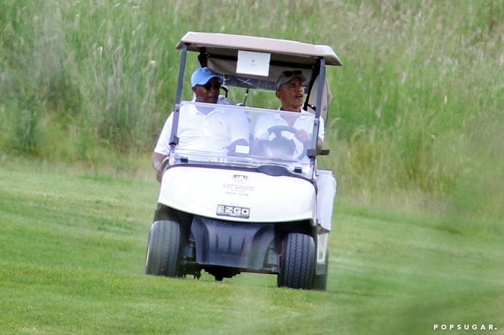 Barack Obama Golfing in Italy May 2017