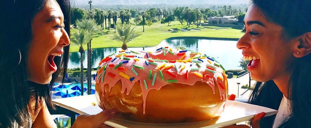 JW Marriott Giant Doughnut Room Service