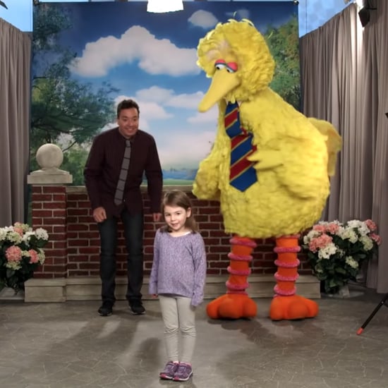 Jimmy Fallon Photobombing Kids With Sesame Street Characters