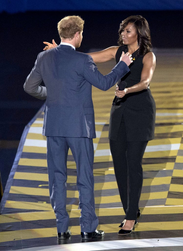 At the Invictus Games shortly afterward, Harry and Michelle demonstrated their easy rapport.