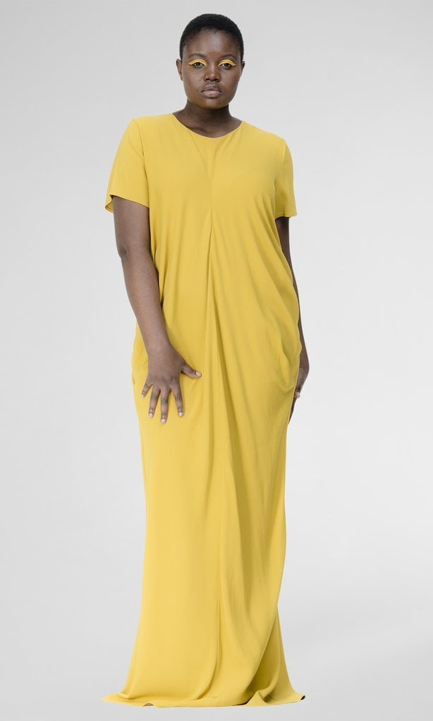 Universal Standard Regina Gown in Mustard