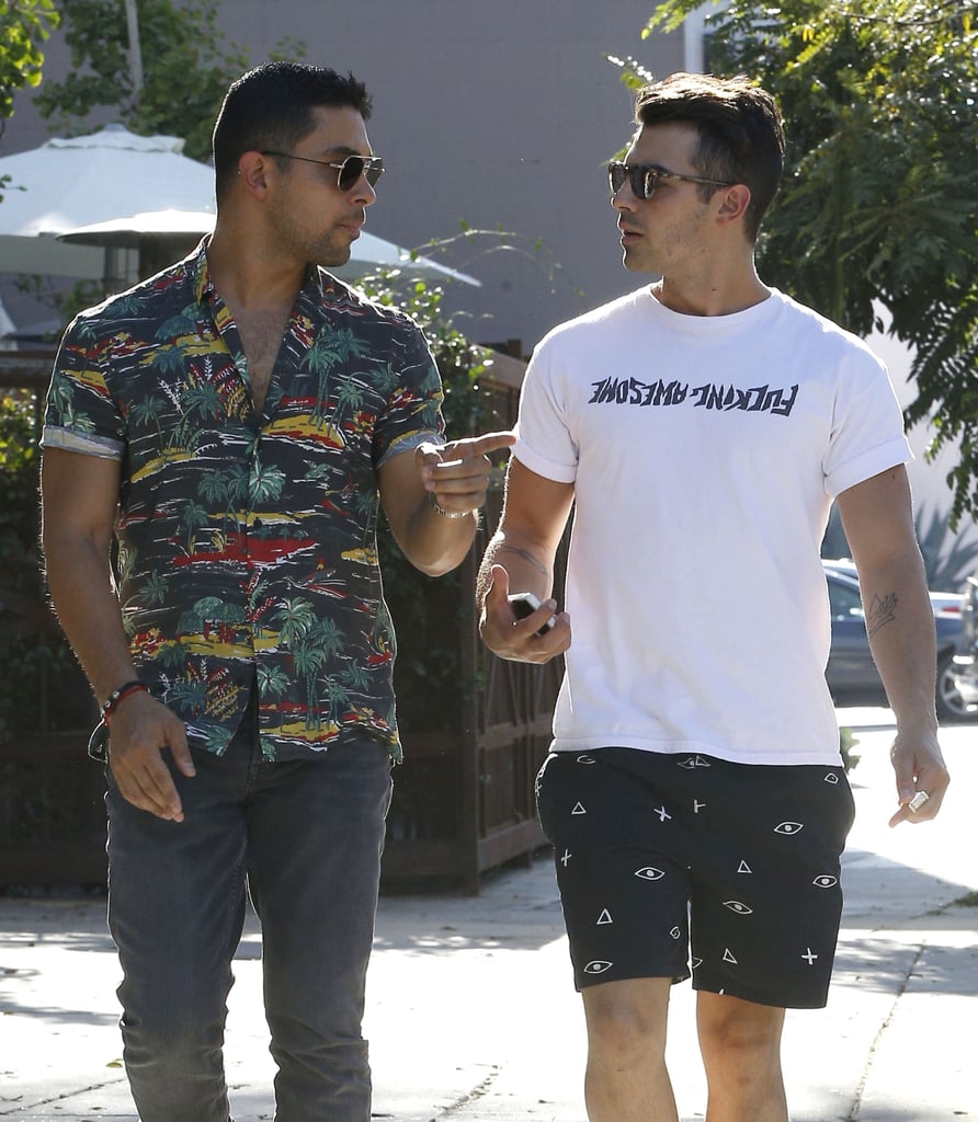 Joe Jonas and Wilmer Valderrama Out Together September 2016