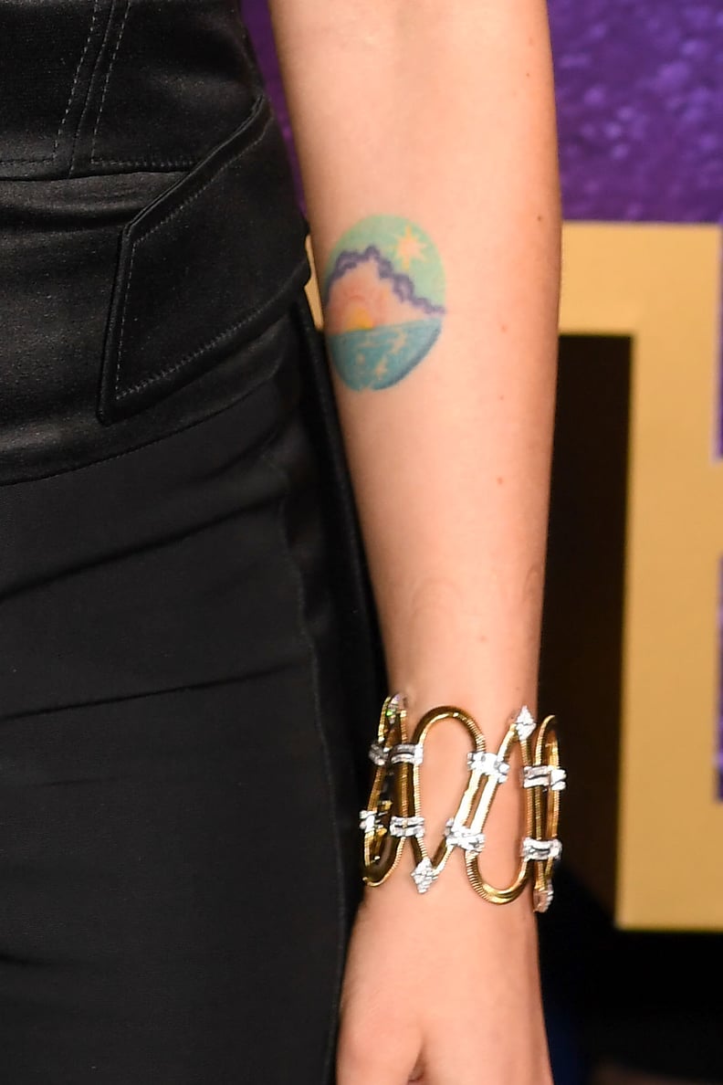 Scarlett Johansson's Sunrise Tattoo