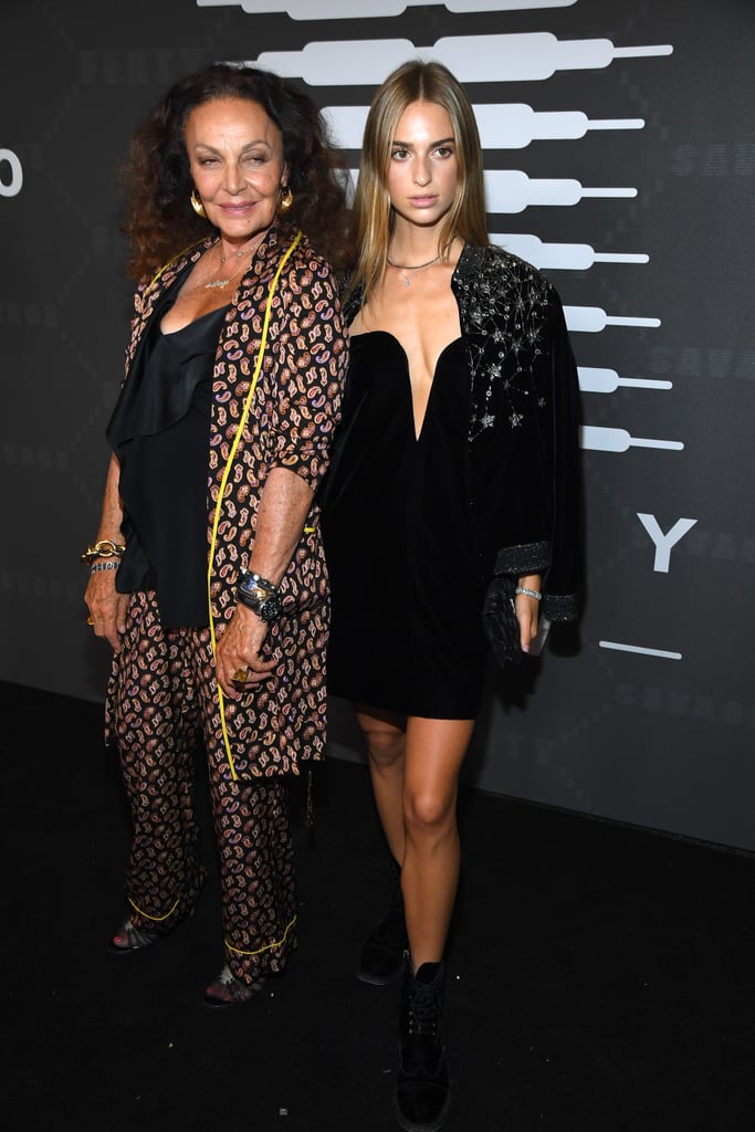 Diane von Furstenberg and Talita von Furstenberg at the Savage x Fenty New York Fashion Week Show