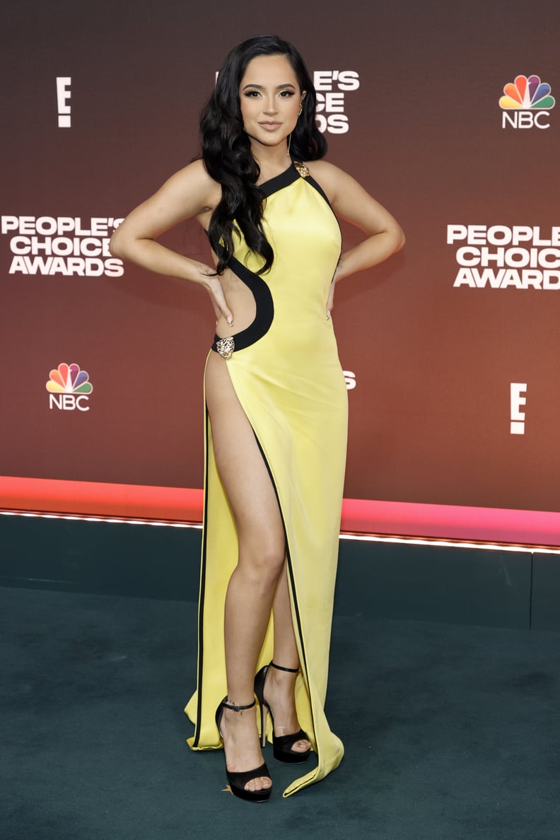 G's Sexy Yellow Dress at the People's Choice Awards POPSUGAR
