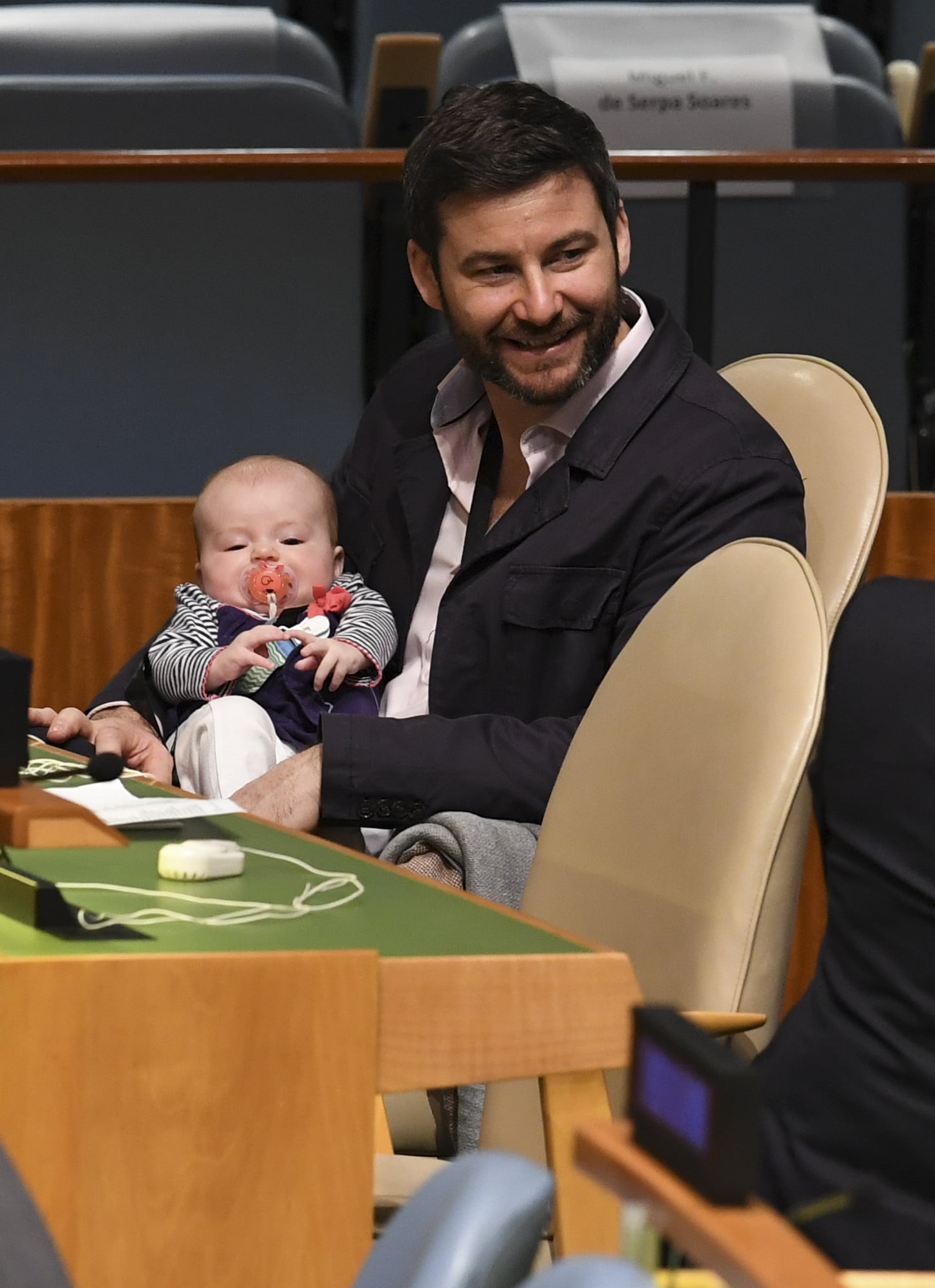 New Zealand Prime Minister Jacinda Ardern Brings Baby To Un Popsugar Family