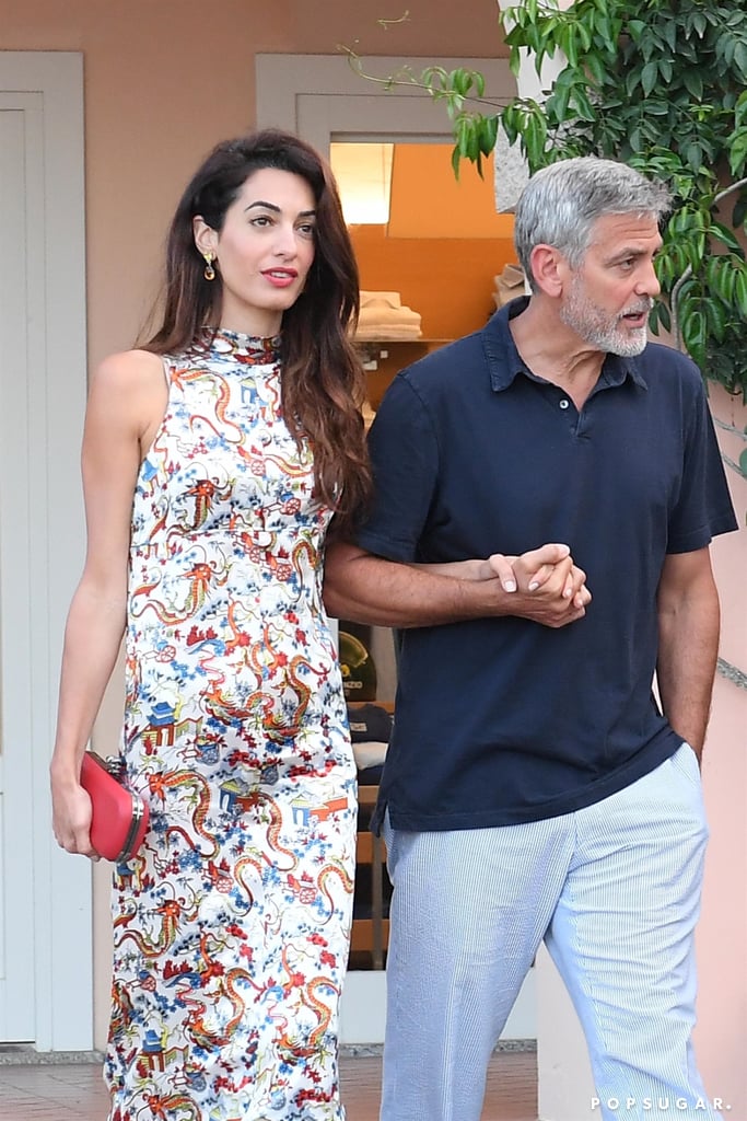 George and Amal Clooney Holding Hands in Italy June 2018