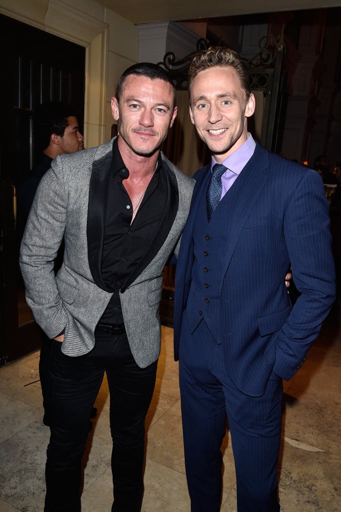 Luke Evans and Tom Hiddleston made a dashing pair at the Toronto Film Festival in 2015.