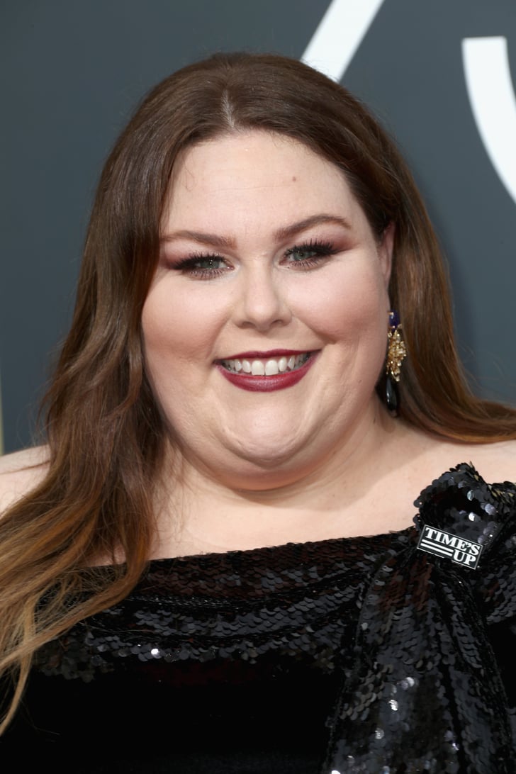 Chrissy Metz | Celebrity Hair and Makeup at the 2018 Golden Globes