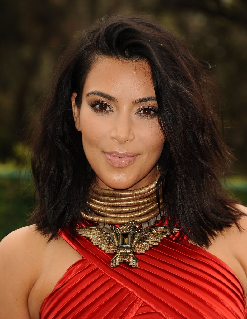 Kim Kardashian S Lob Haircut In 2015 Kim Kardashian S Best Beauty