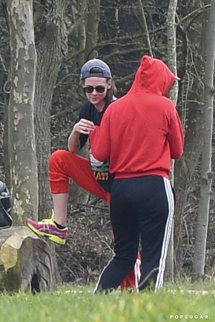 Kristen Stewart and Soko Playing in the Park Pictures 2016