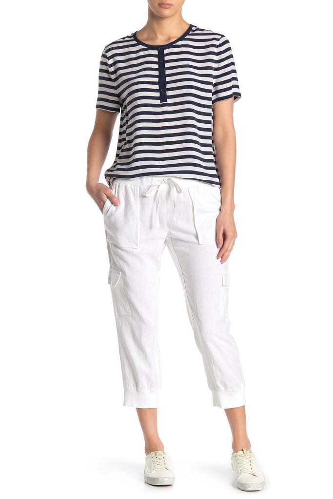 Caslon discount linen joggers