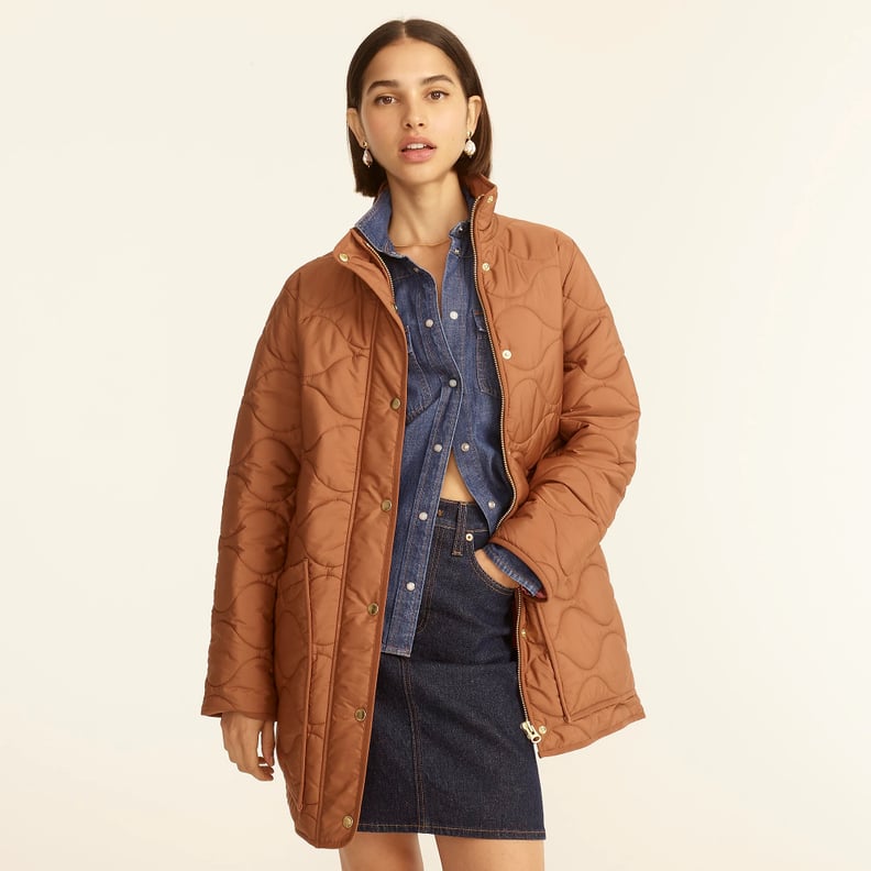 For a Polished Piece: J.Crew Quilted Cocoon Puffer