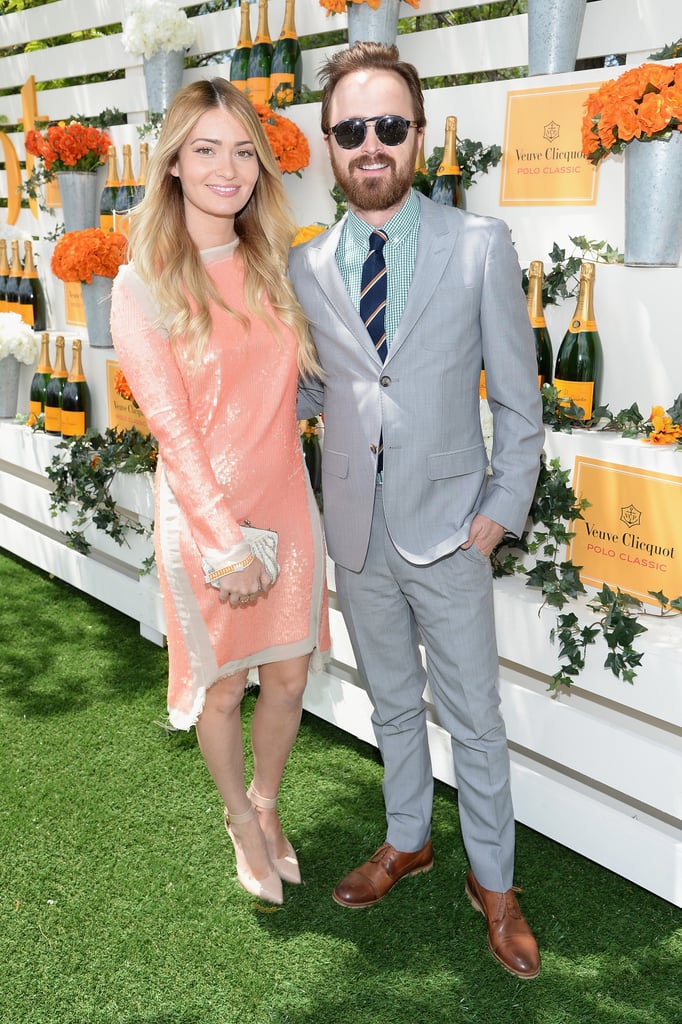 Aaron and wife Lauren Parsekian turned the event into a photo-worthy daytime date.