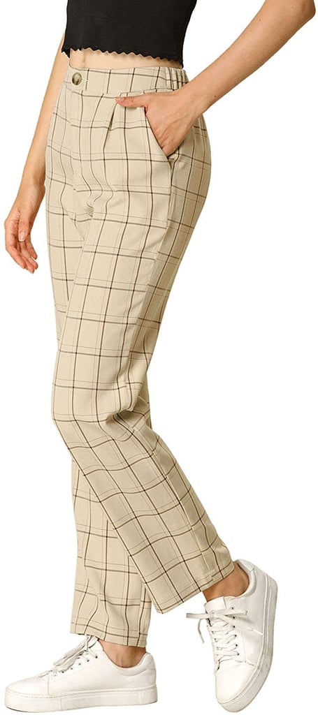 Allegra K Plaid Pants