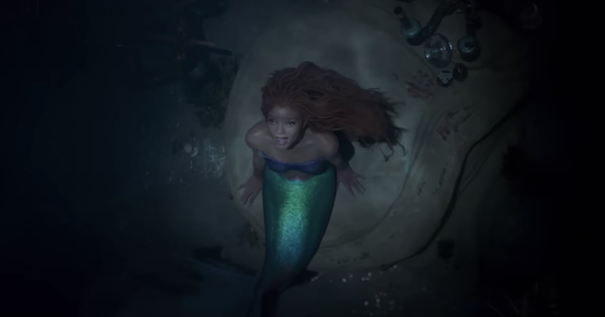 Halle Bailey Re-Creates Ariel’s Costume Perfectly in the New “Little