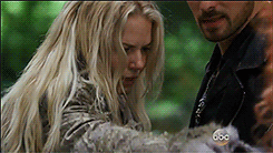 When Emma Falls Into Hook's Chest and He Holds on For Dear Life