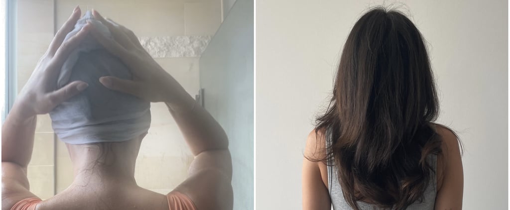 I Tried a T-Shirt Hair Hack For Shiny Hair: See Photos