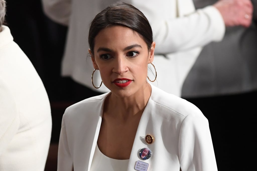 Alexandria Ocasio-Cortez White Blazer at State of the Union | POPSUGAR ...