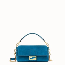 Fendi Blue suede bag