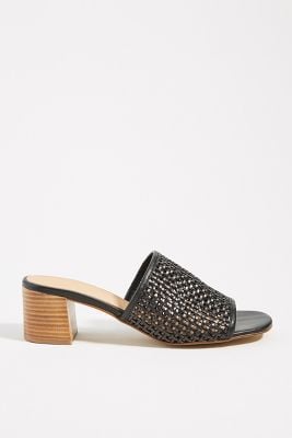 Anthropologie Lydia Woven Heeled Sandals