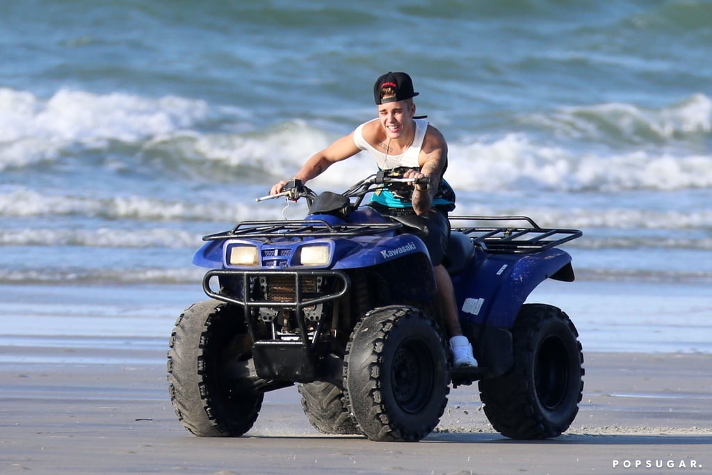 Justin Bieber Cries on ATV in Panama After Arrest