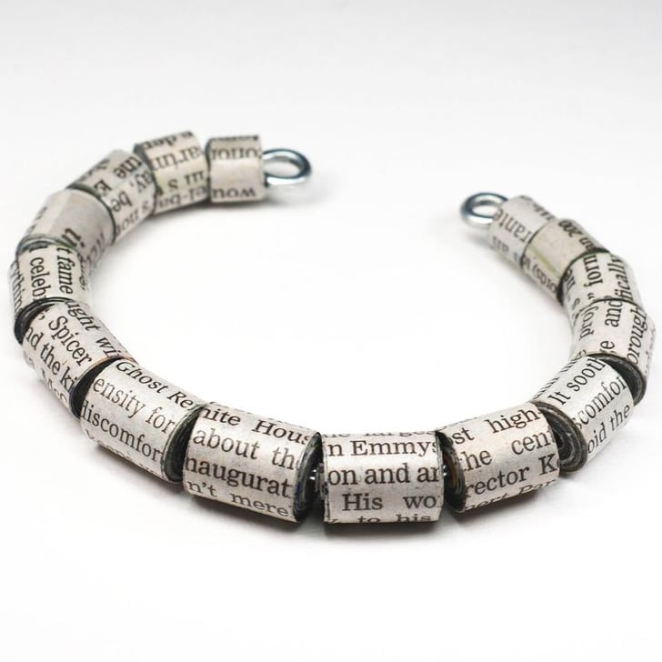 Newspaper Jewelry Cool Upcycling Projects to Try in 2020 POPSUGAR